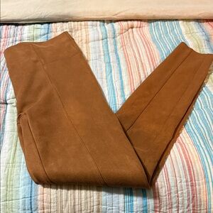SPANX Rich Suede Tan Leggings